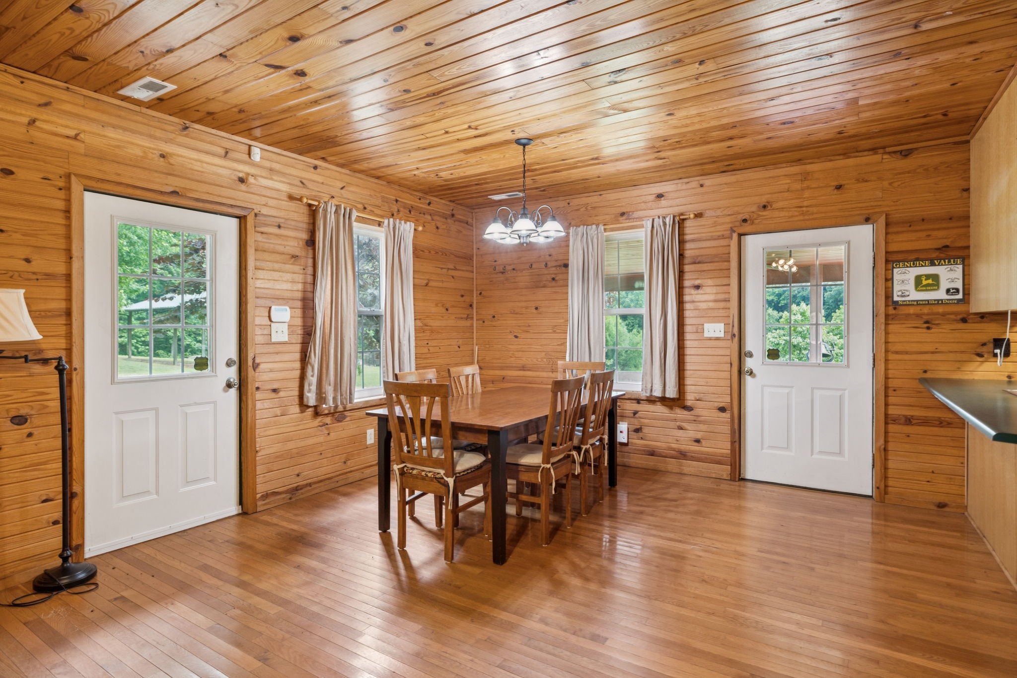 196 Moore Road Westpoint, TN 38486 - Photo 55 of 89 a view of a dining room with furniture window and wooden floor