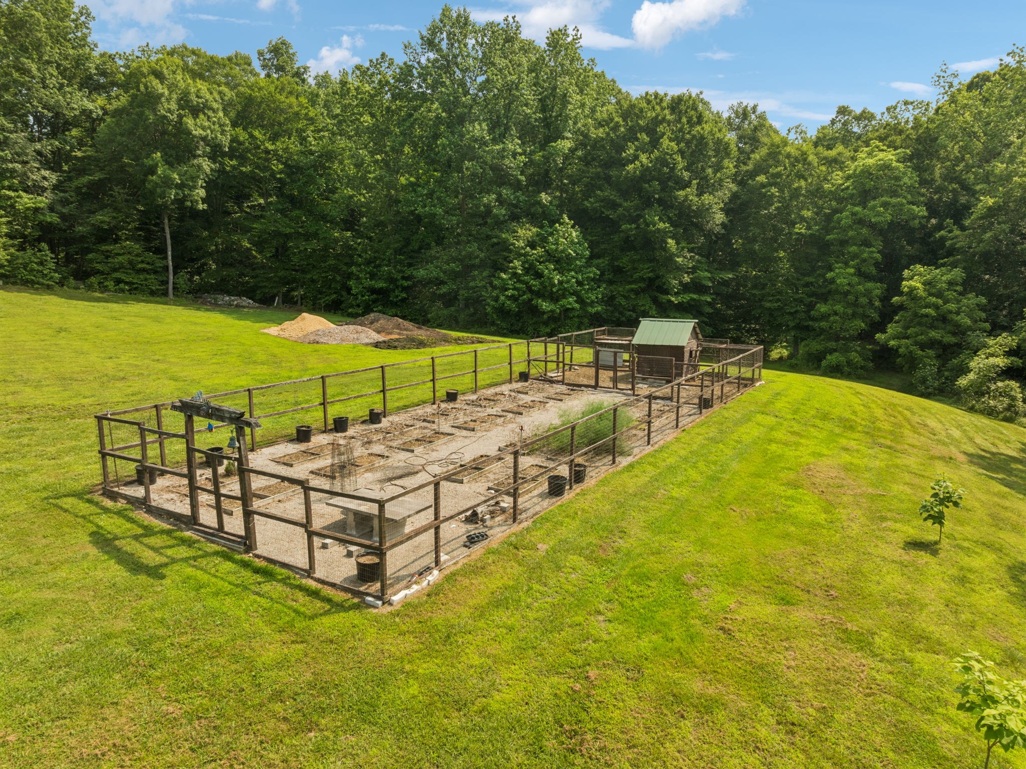 196 Moore Road Westpoint, TN 38486 - Photo 68 of 89 a view of a swimming pool with an outdoor seating and yard