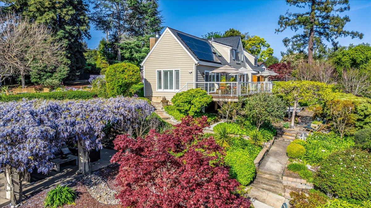 819 Holly Road Belmont, CA 94002 - Photo 15 of 75 a front view of a house with a yard