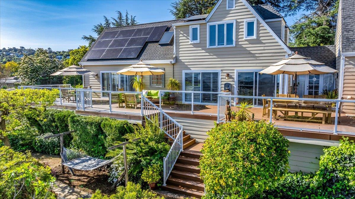 819 Holly Road Belmont, CA 94002 - Photo 41 of 75 a view of a house with sitting area