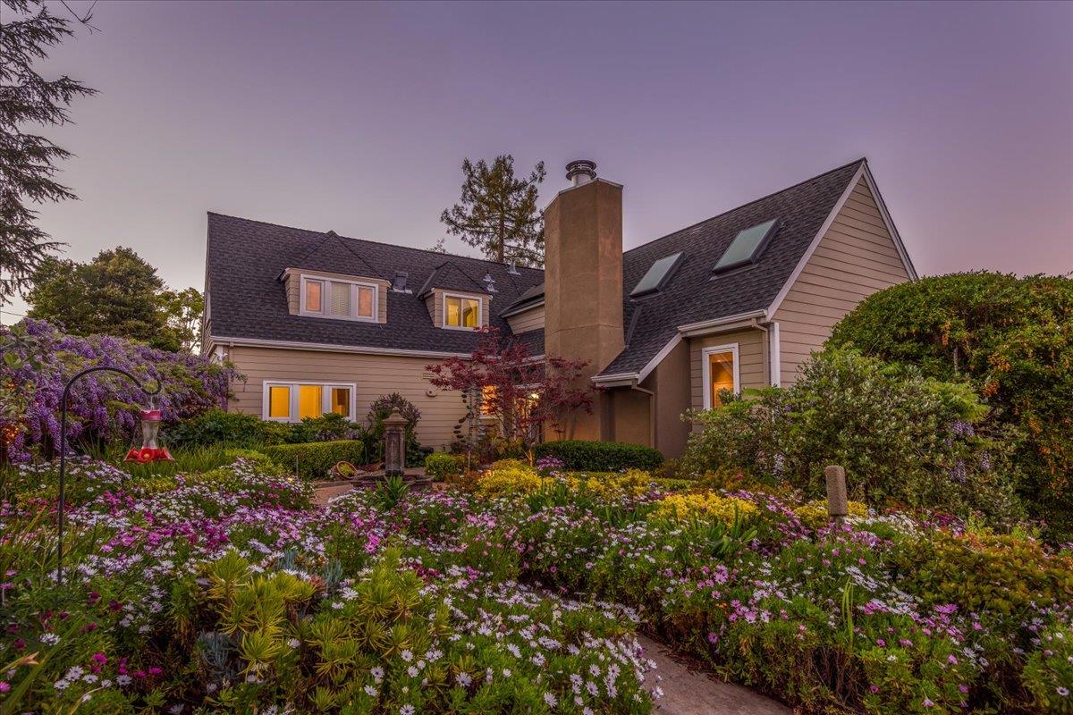 819 Holly Road Belmont, CA 94002 - Photo 64 of 75 a front view of a house with a yard