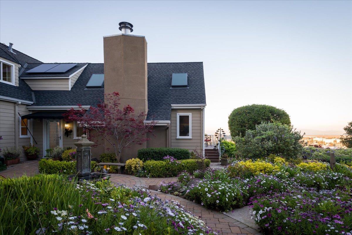 819 Holly Road Belmont, CA 94002 - Photo 66 of 75 front view of a house with a yard