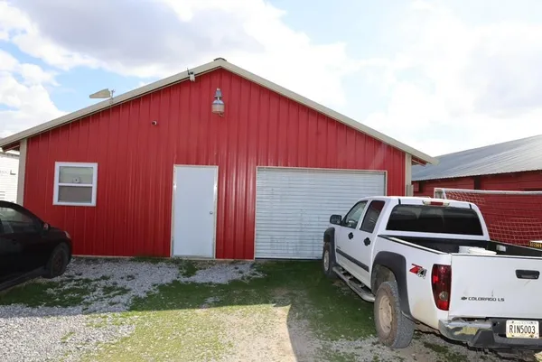 a view of a car garage