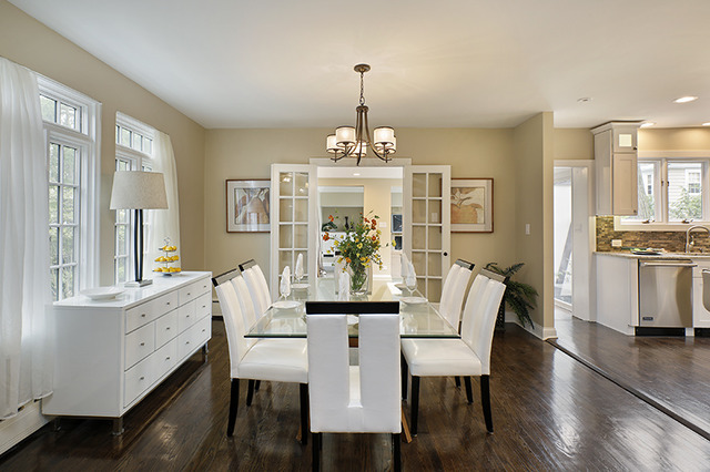 1198 Chatfield Road Winnetka, IL 60093 - Photo 5 of 25 a view of a dining room with furniture window and wooden floor