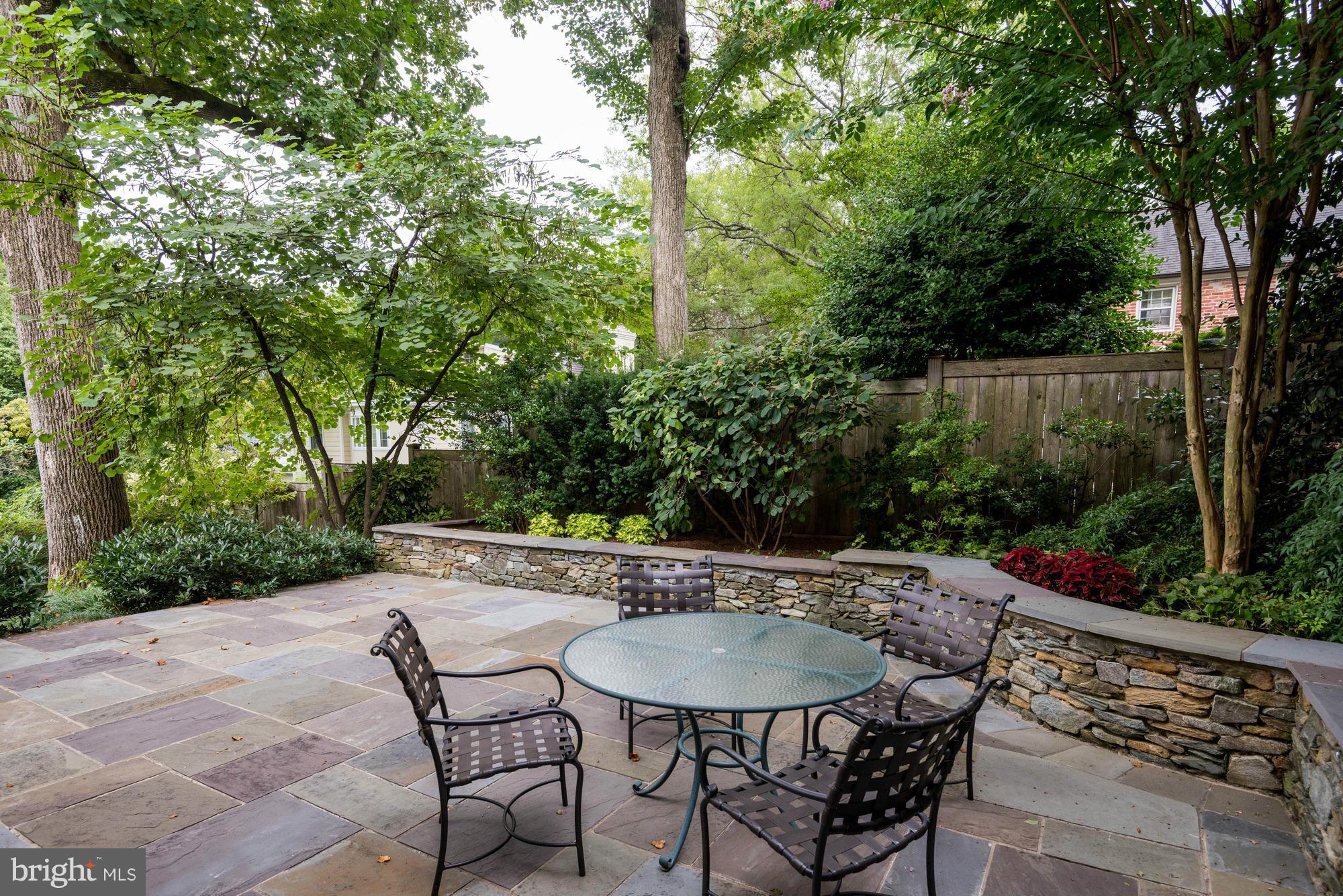 5228 Elliott Road Bethesda, MD 20816 - Photo 27 of 30 Patio and seating wall