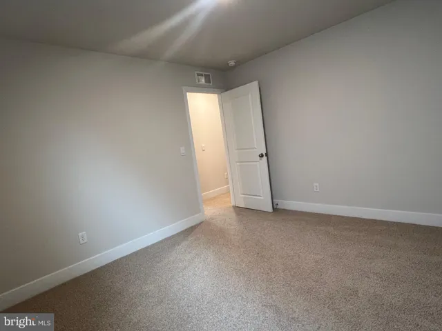 an empty room with window