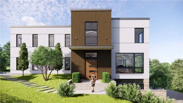 a view of living room filled with furniture and garden