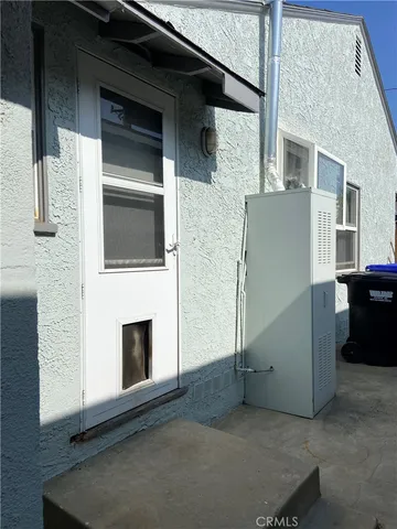 a house view with a garden space