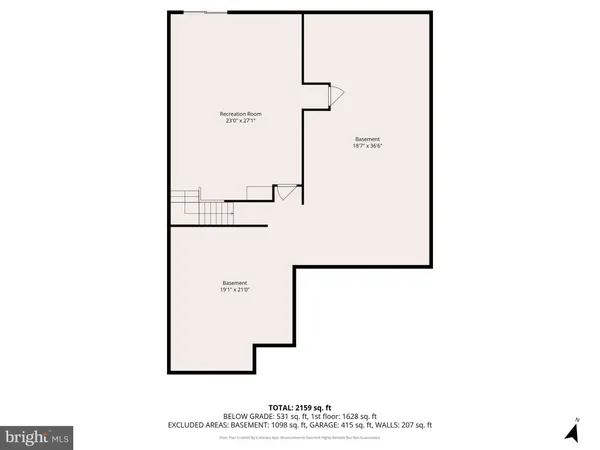 a picture of a room with a floor plan