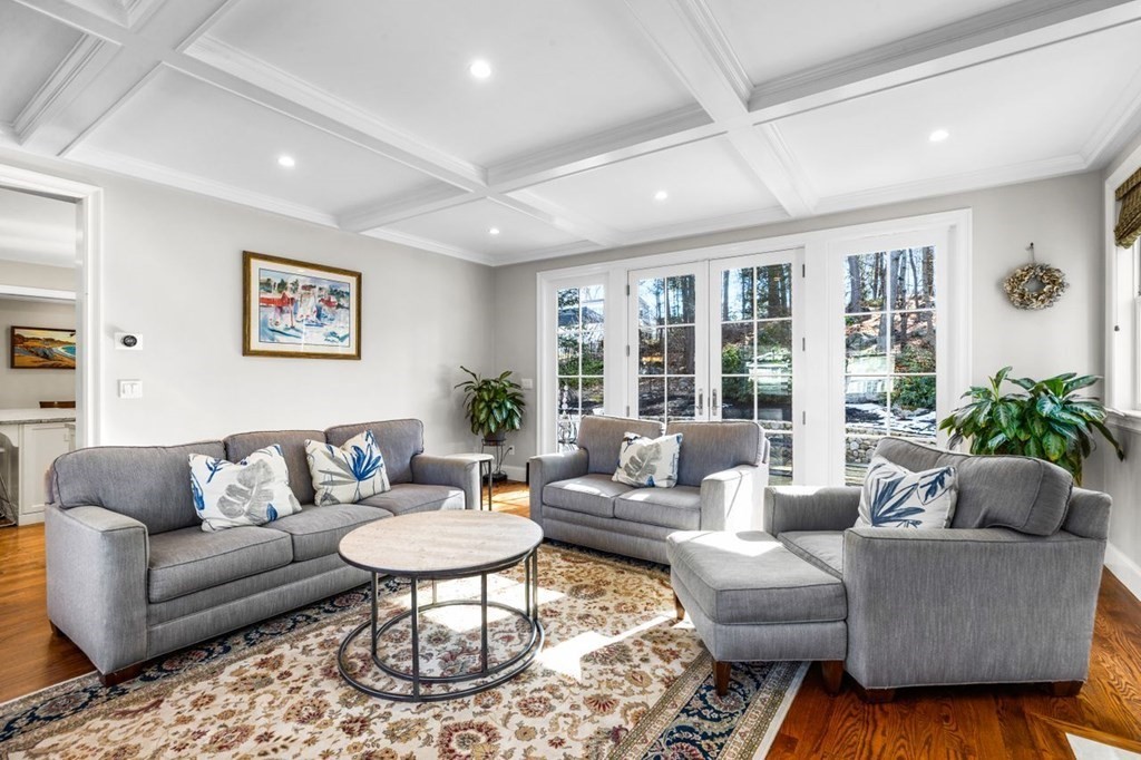 36 Newbrook Circle Newton, MA 02467 - Photo 14 of 29 a living room with furniture and a large window
