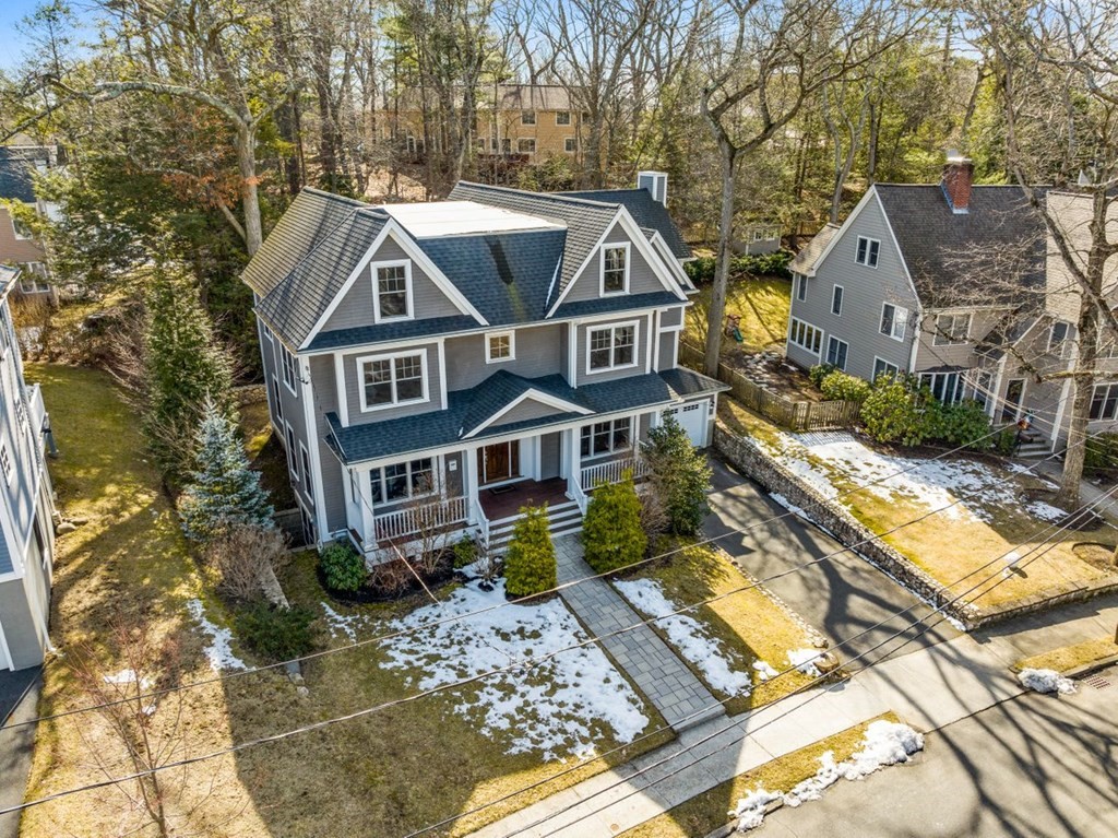 36 Newbrook Circle Newton, MA 02467 - Photo 28 of 29 a front view of a house with a garden