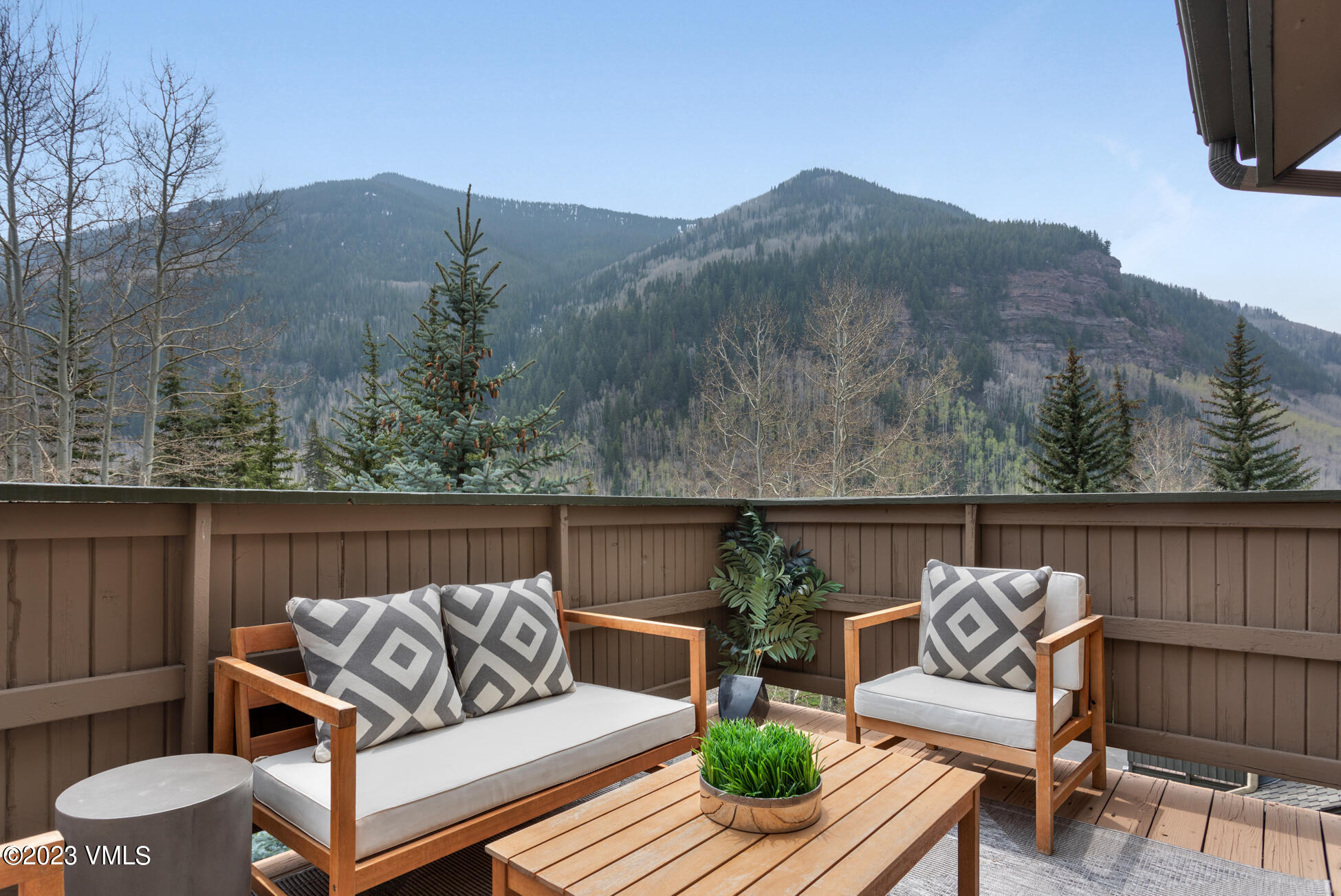 3910 Fall Line Drive, Unit 19 Vail, CO 81657 - Photo 31 of 40 a view of a couches on the roof deck