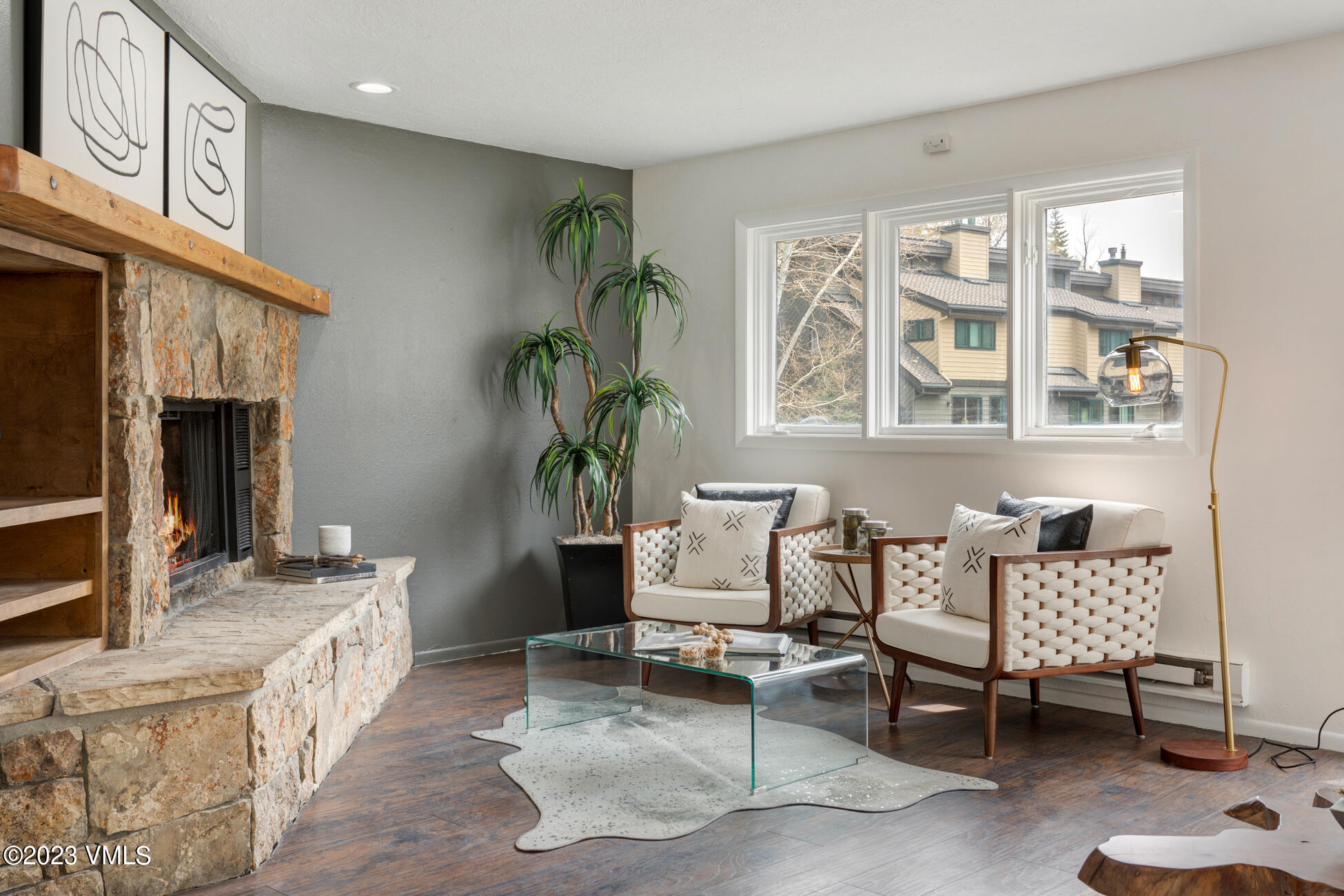 3910 Fall Line Drive, Unit 19 Vail, CO 81657 - Photo 5 of 40 a living room with furniture and a window