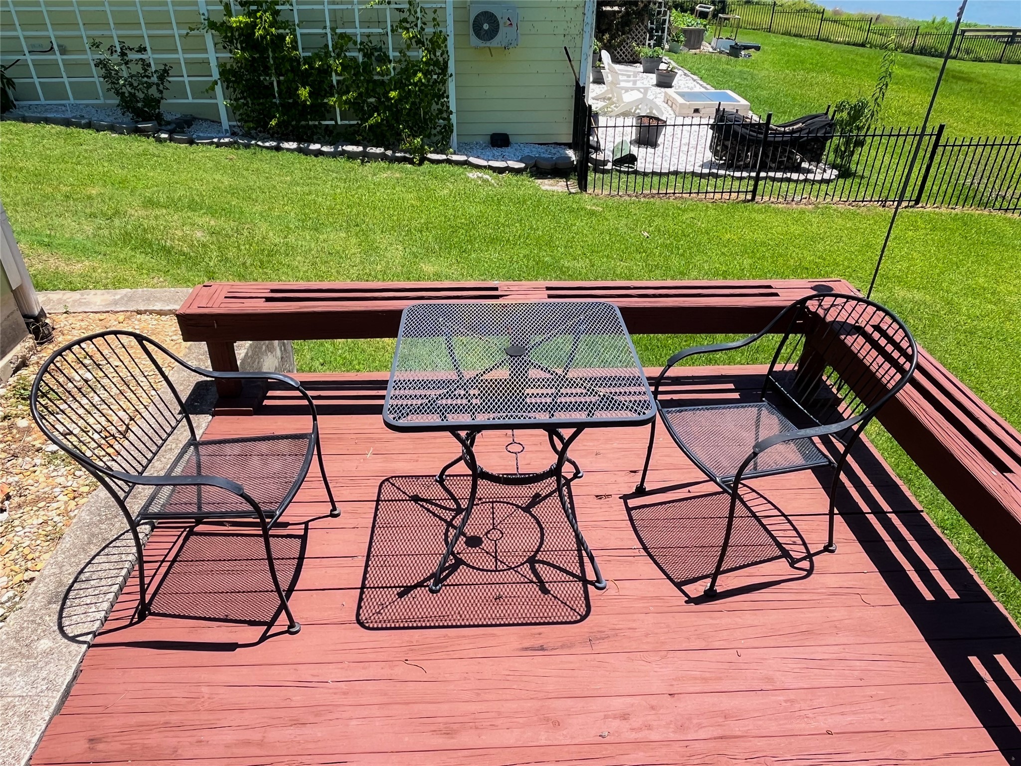 231 Memphis Belle Trinity, TX 75862 - Photo 10 of 47 a view of chairs and table in the yard
