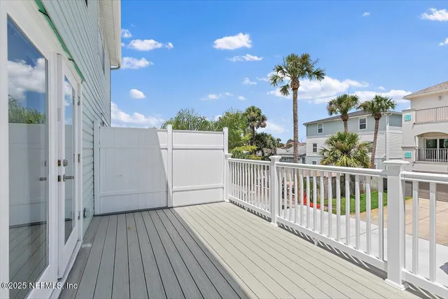 a view of a house with a deck