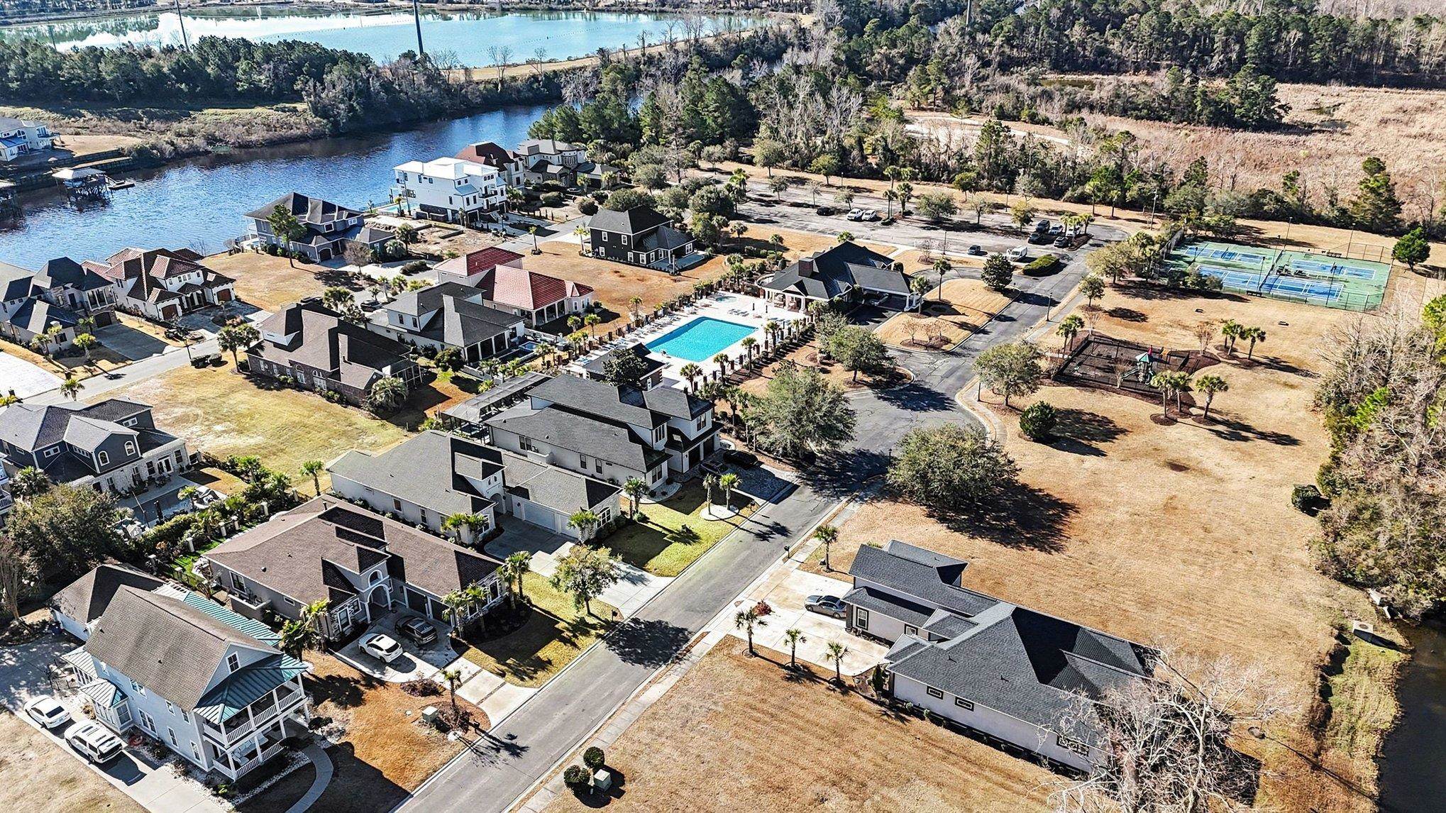902 Shipmaster Avenue Myrtle Beach, SC 29579 - Photo 37 of 40 Aerial view of property's location with a large body of water