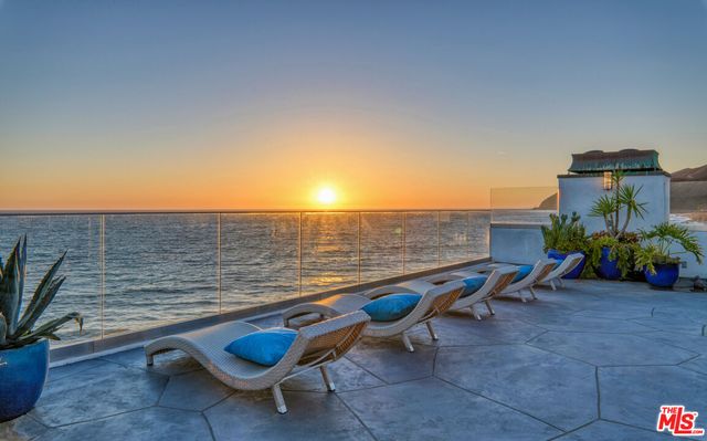 a view of an ocean beach