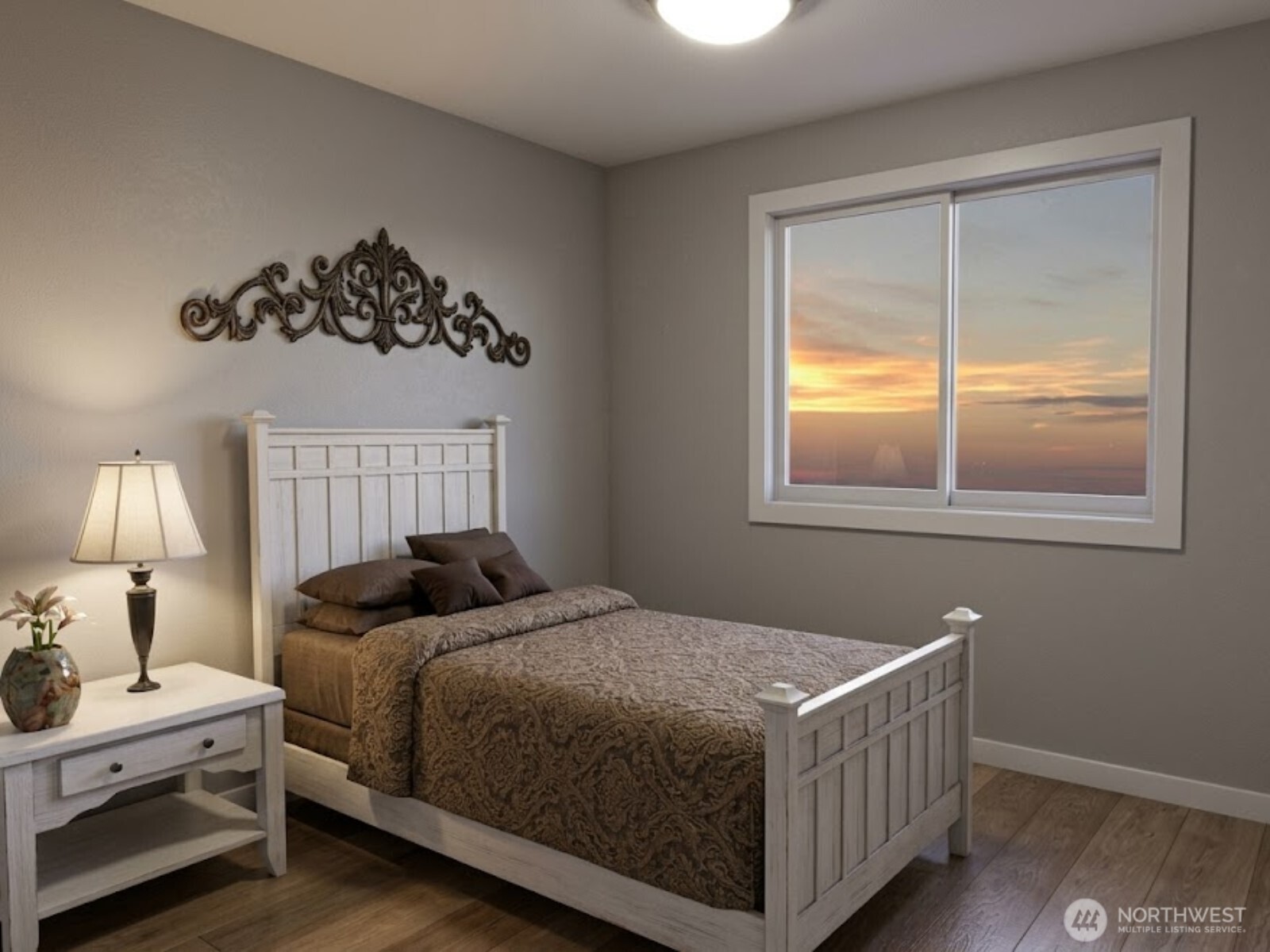 5 Endor Heights Vader, WA 98593 - Photo 12 of 15 a bedroom with a bed and a window