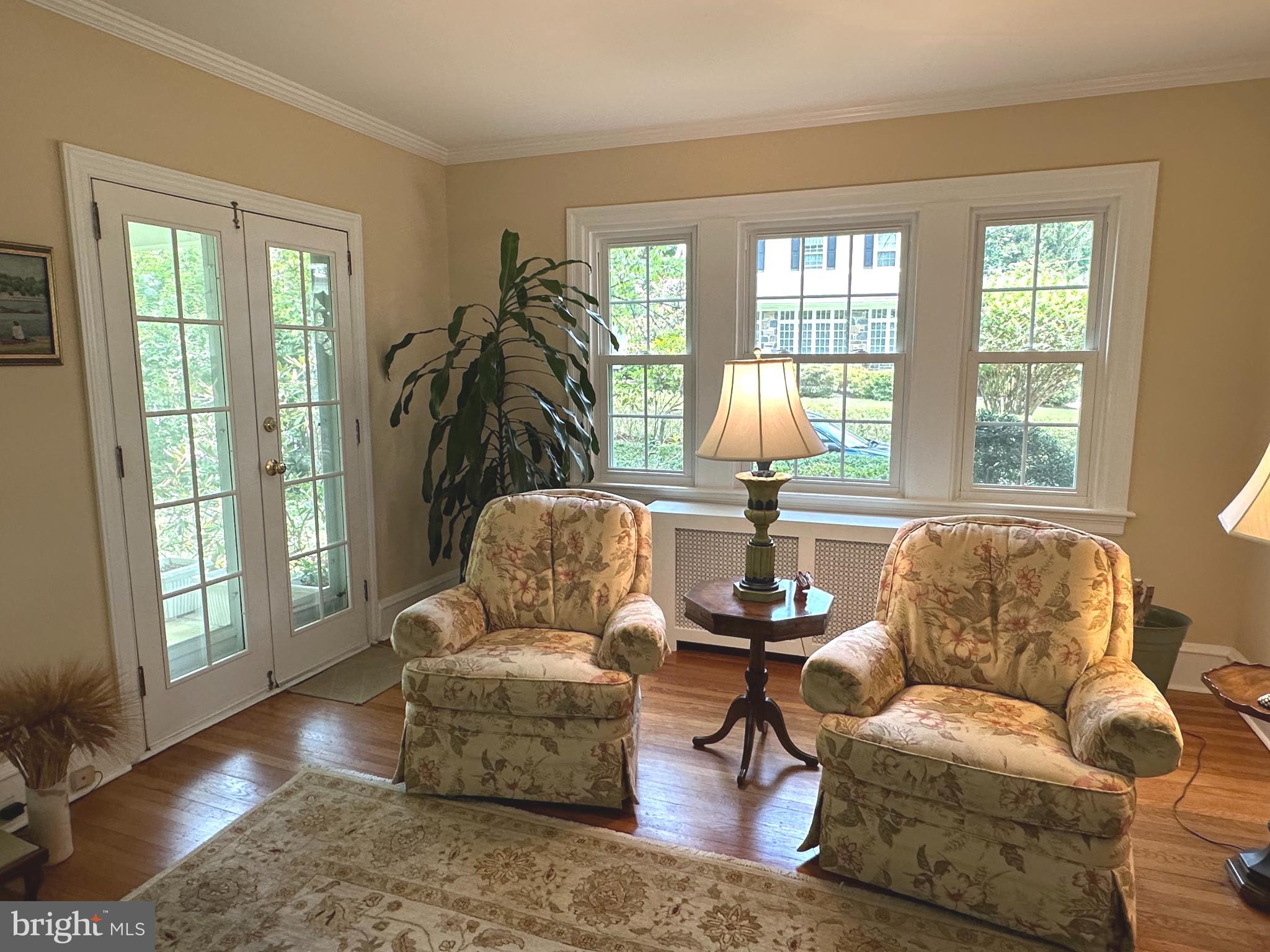 Morning view of living room