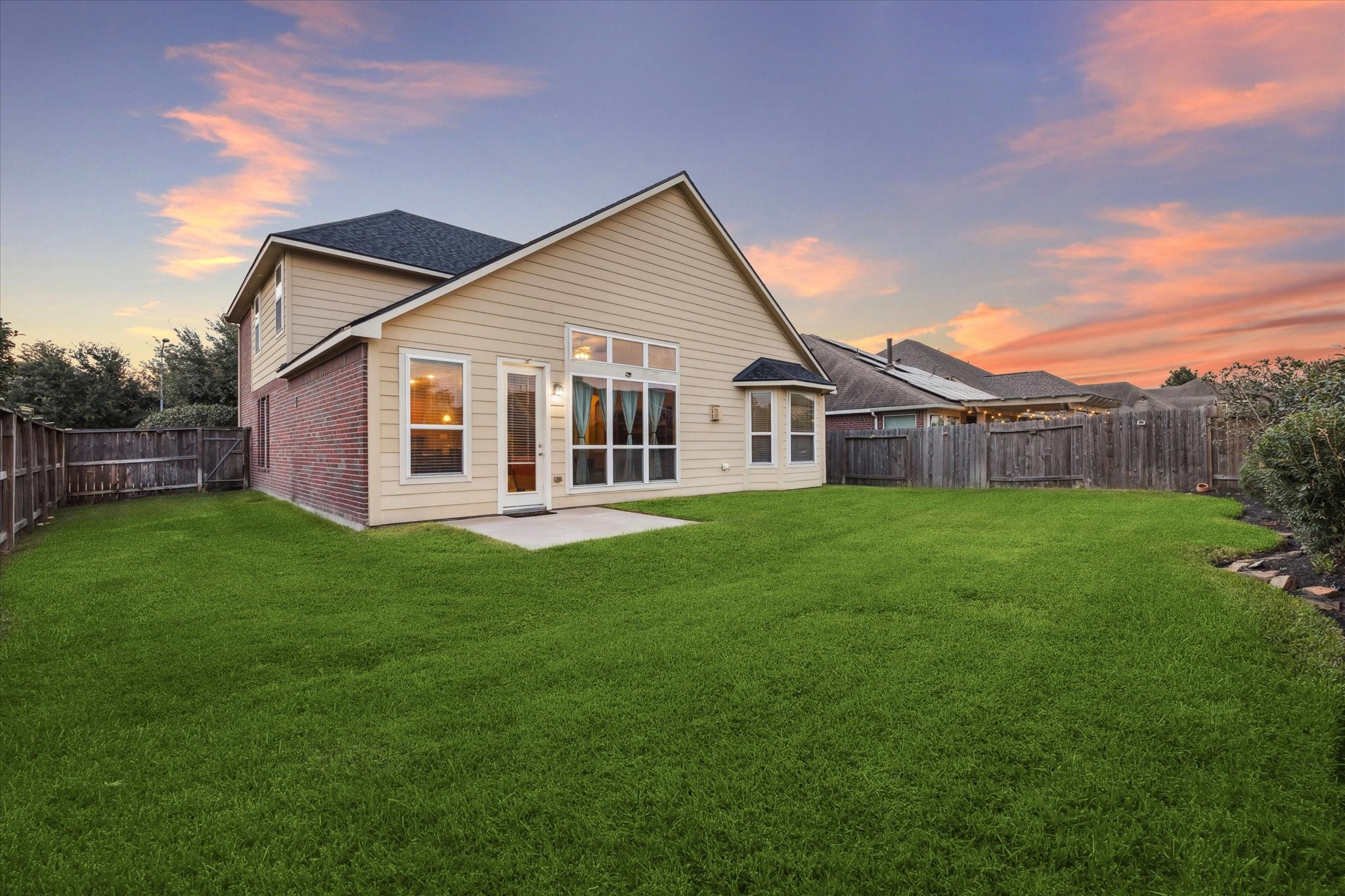 7023 Sliding Rock Circle Spring, TX 77379 - Photo 27 of 39 a view of a house with backyard and garden