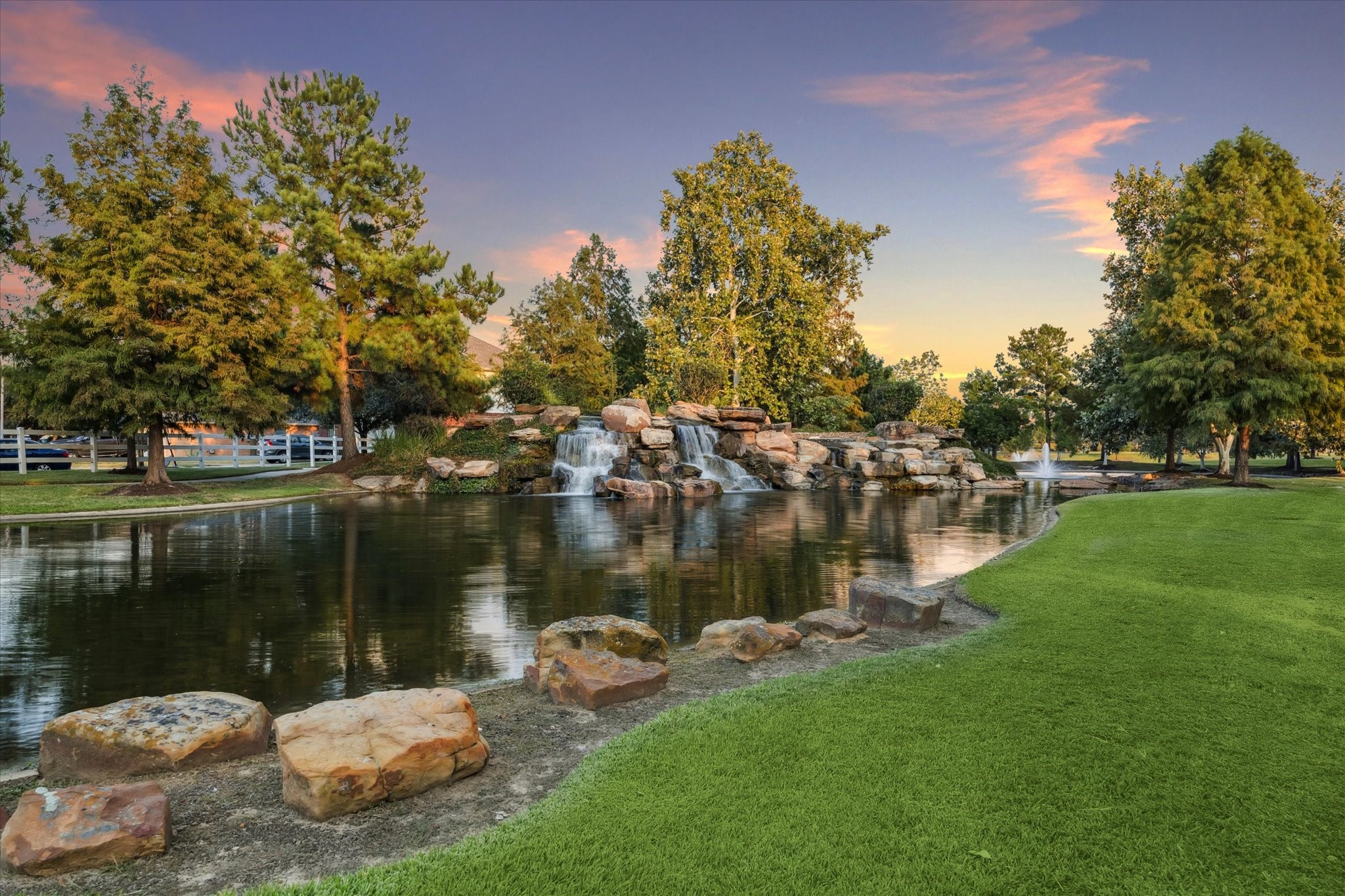 7023 Sliding Rock Circle Spring, TX 77379 - Photo 34 of 39 a body of water with a tree in the background