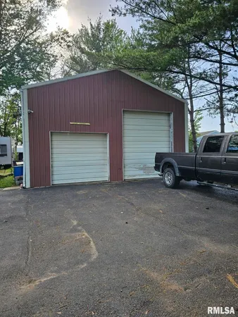 a view of a car garage