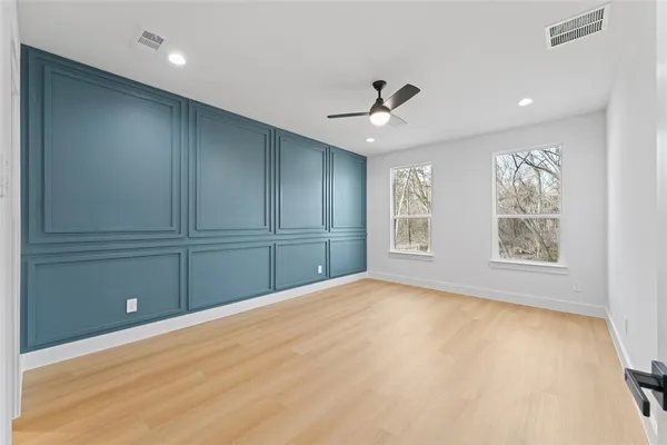 a view of a terrace with skyline