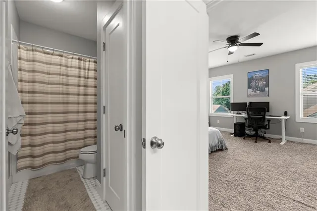 a view of a house with swimming pool and yard