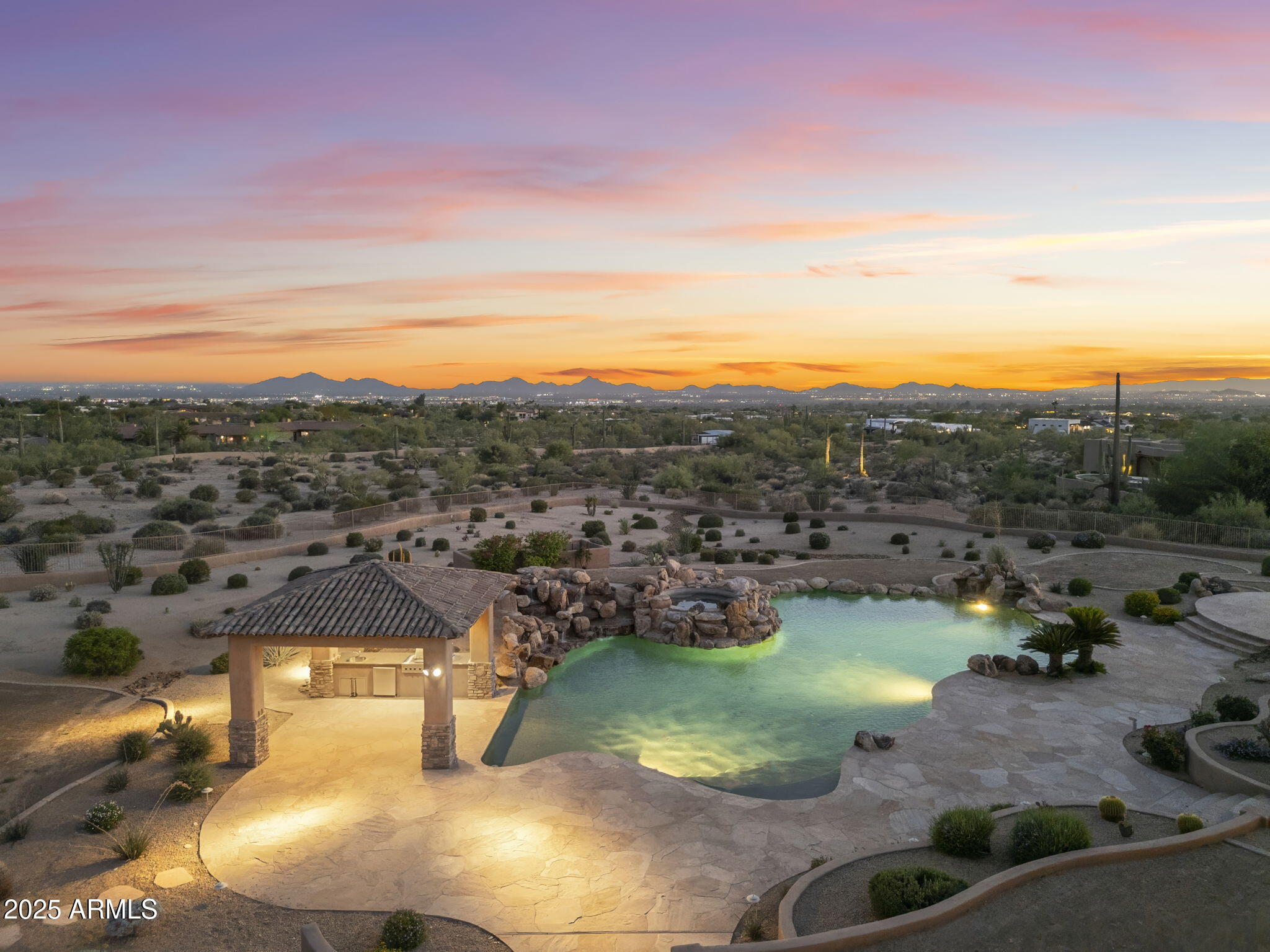 9701 East Happy Valley Road, Unit 28 Scottsdale, AZ 85255 - Photo 69 of 83 a view of a swimming pool with a yard