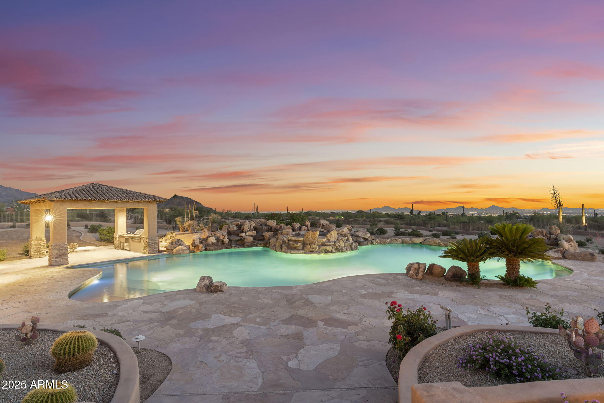 9701 East Happy Valley Road, Unit 28 Scottsdale, AZ 85255 - Photo 75 of 83 a view of a house with outdoor space and sitting area