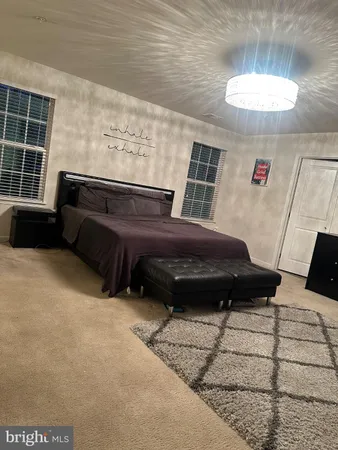 a bathroom with a toilet and shower curtain