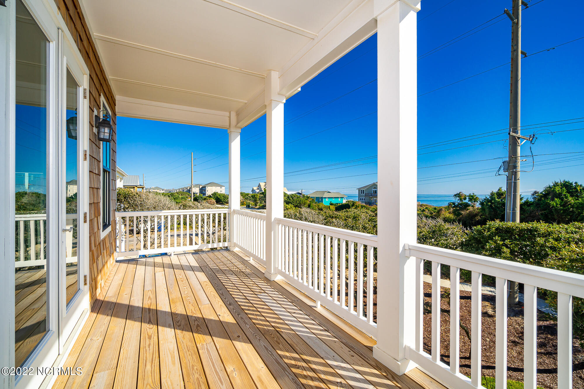 1804 Salter Path Road Indian Beach, NC 28512 - Photo 14 of 74 Large covered porch off LR