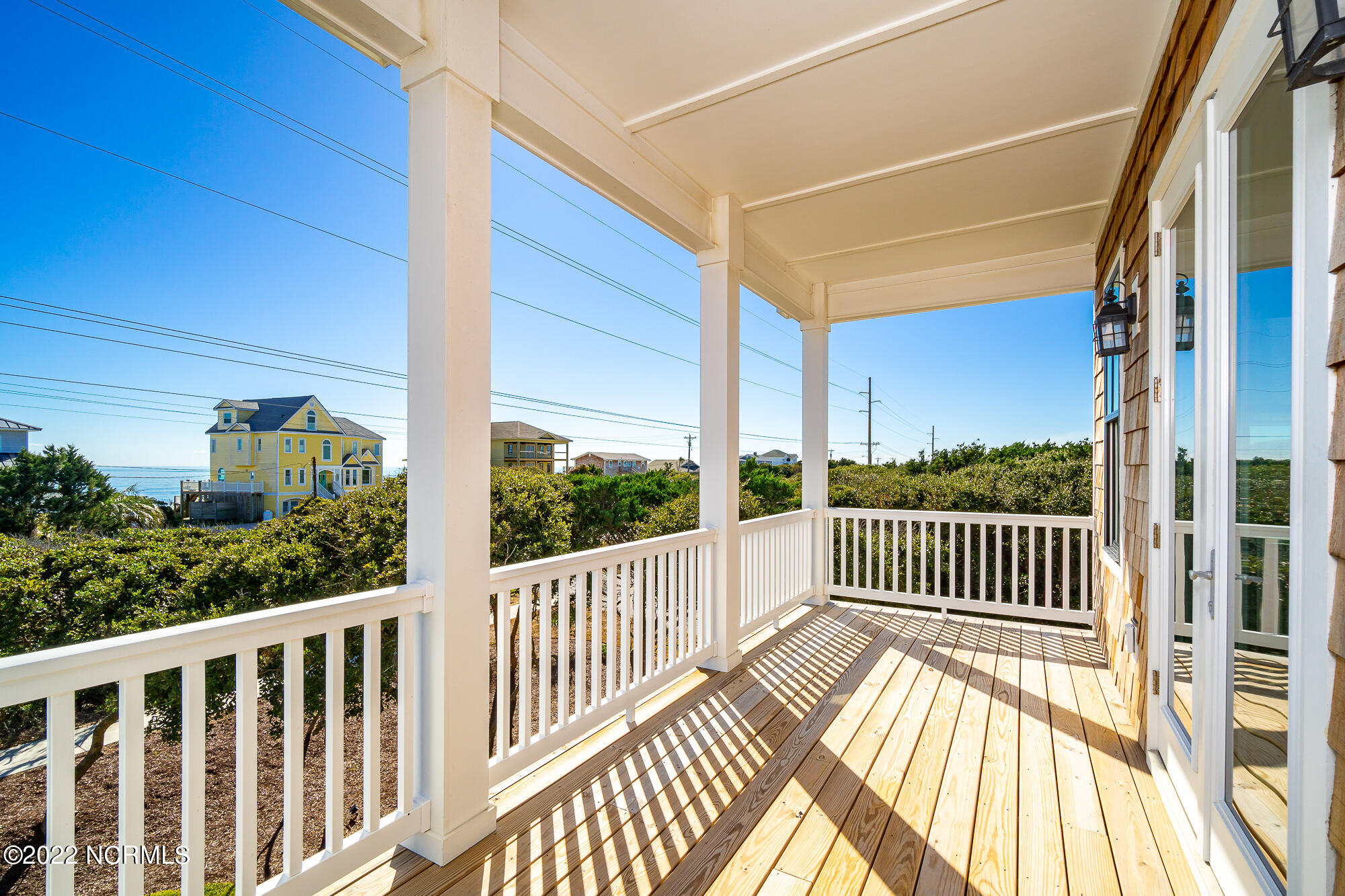 1804 Salter Path Road Indian Beach, NC 28512 - Photo 15 of 74 Large covered porch off LR