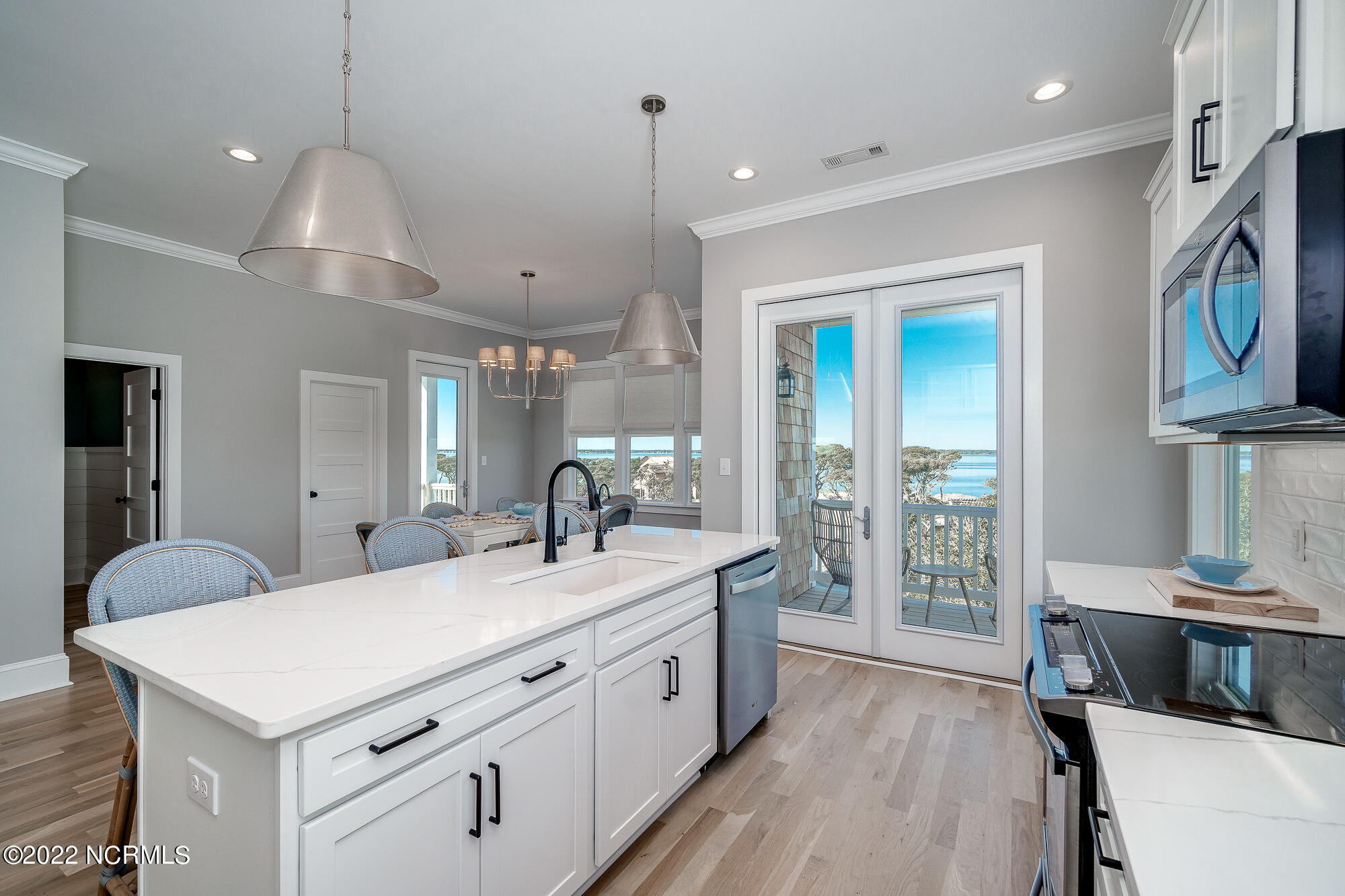 1804 Salter Path Road Indian Beach, NC 28512 - Photo 23 of 74 Light-filled kitchen w/ island seating