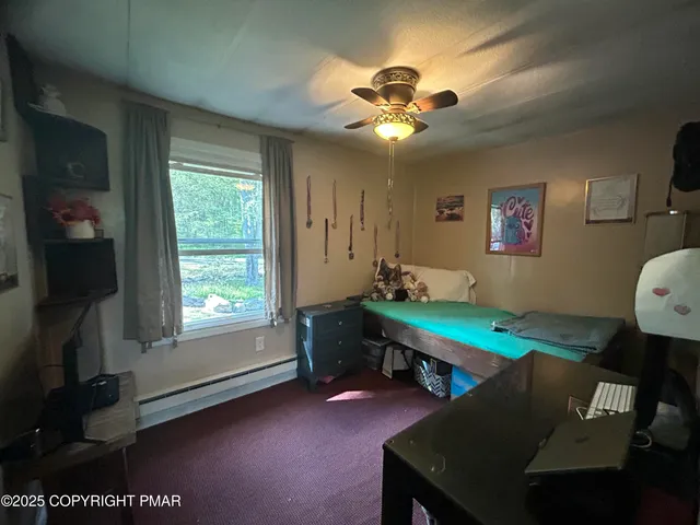 a room with furniture and window