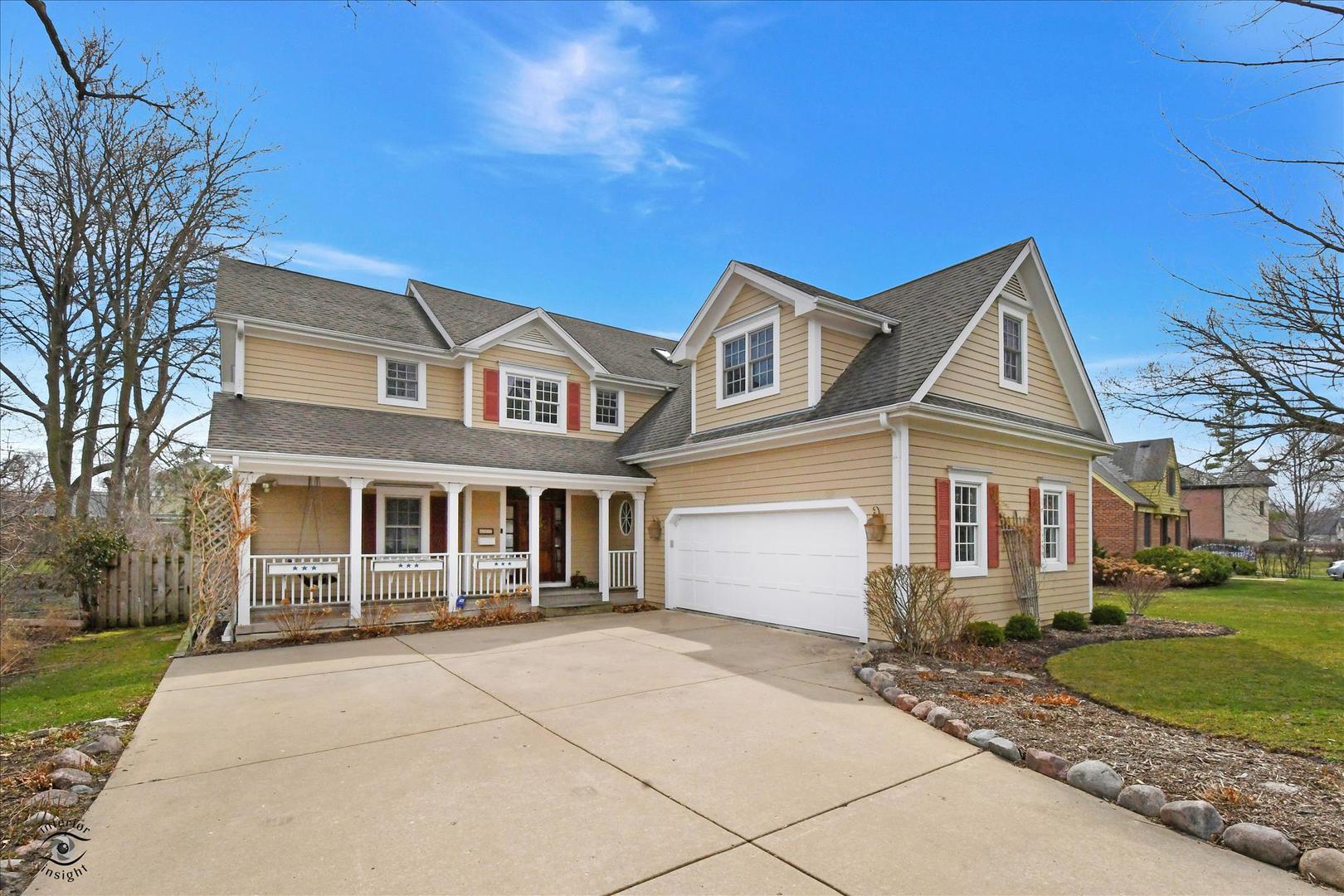 617 Hillside Road Glenview, IL 60025 - Photo 1 of 46 a front view of a house with a yard