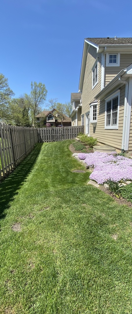 617 Hillside Road Glenview, IL 60025 - Photo 43 of 46 a view of backyard of house with green space