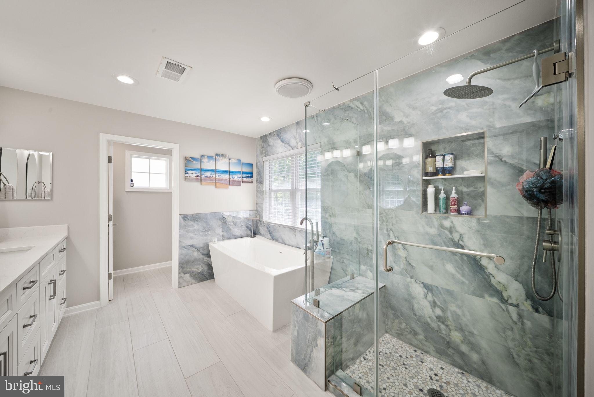 7705 Ridgepark Court Springfield, VA 22153 - Photo 35 of 78 Renovated primary bathroom