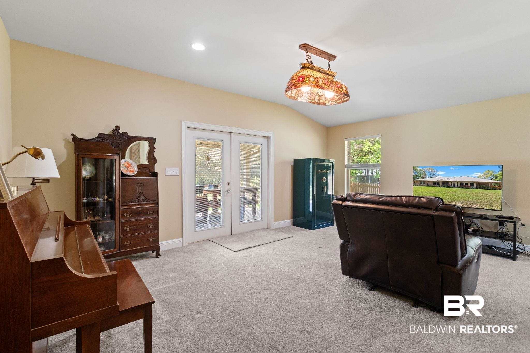 24250 Hack Road Bay Minette, AL 36507 - Photo 24 of 88 Living area with french doors leading to the back porch