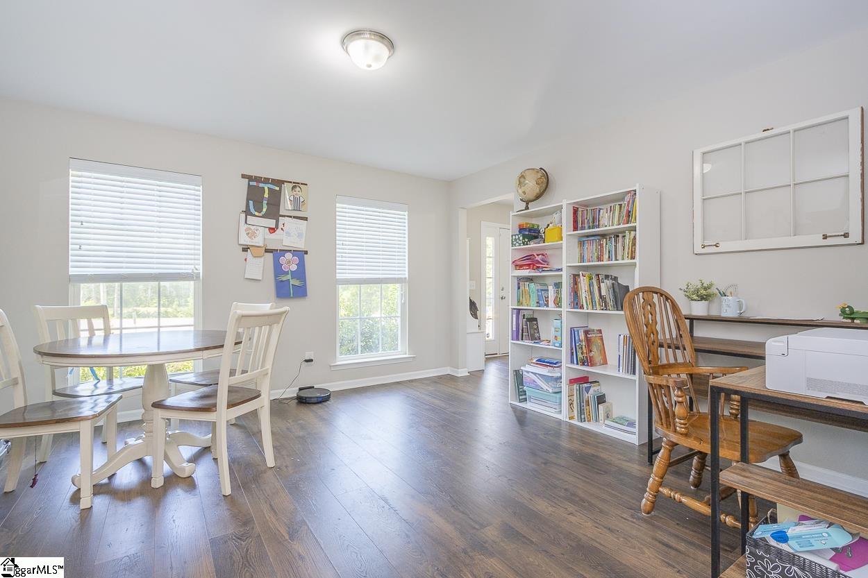 108 Agnew Road Starr, SC 29684 - Photo 15 of 40 Formal Living room/Flex space could be an office, homeschool space, music room, etc.
