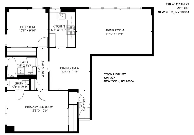 $499,000 | 579 West 215th Street, Unit 2F | Inwood