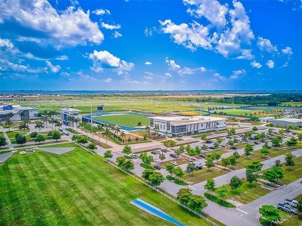 a view of an ocean with city view