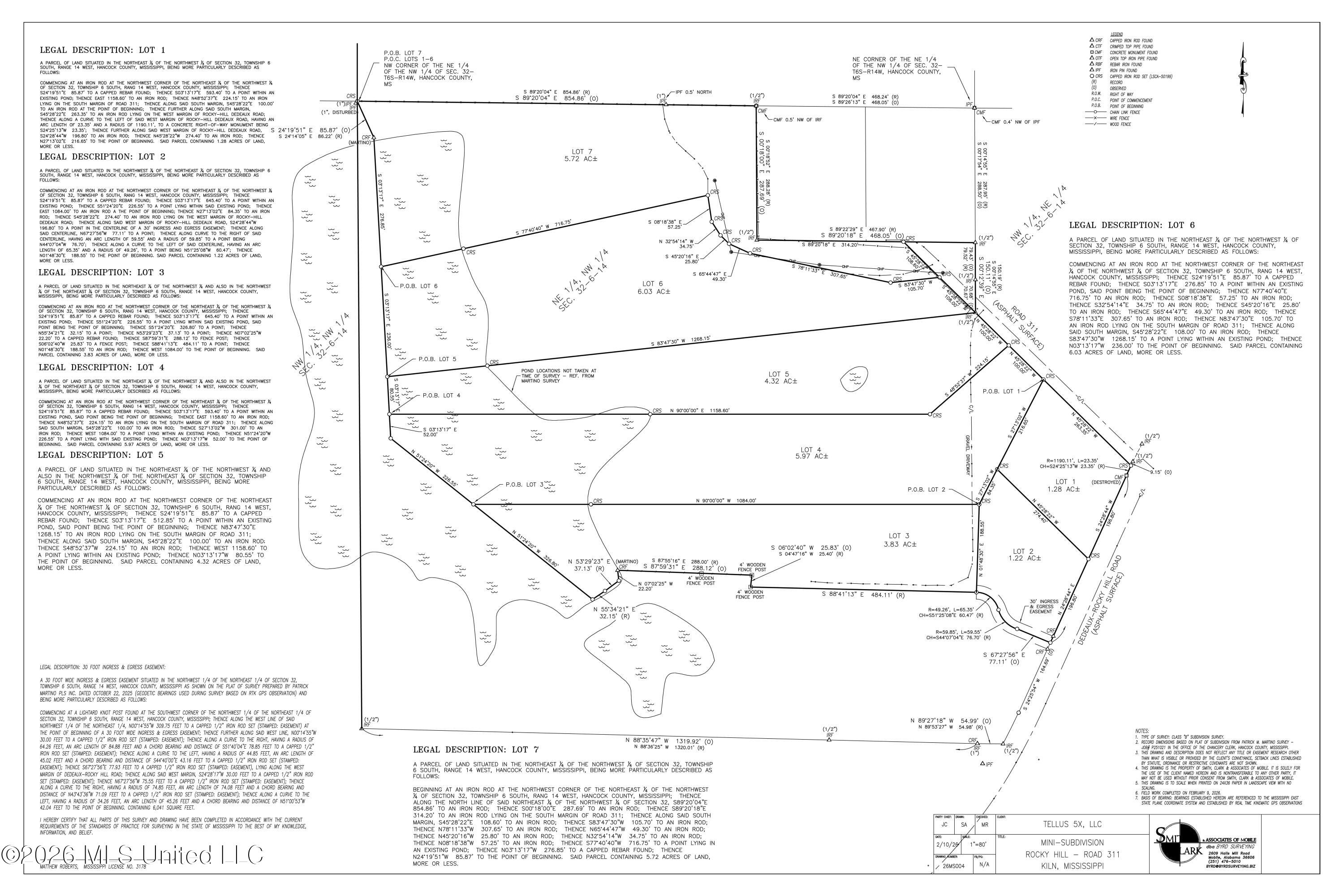 Lot 1 Rocky Hill Dedeaux Road Kiln, MS 39556 - Photo 2 of 2 26MS004_ROCKY HILL-ROAD 311_DEY PROPERTY