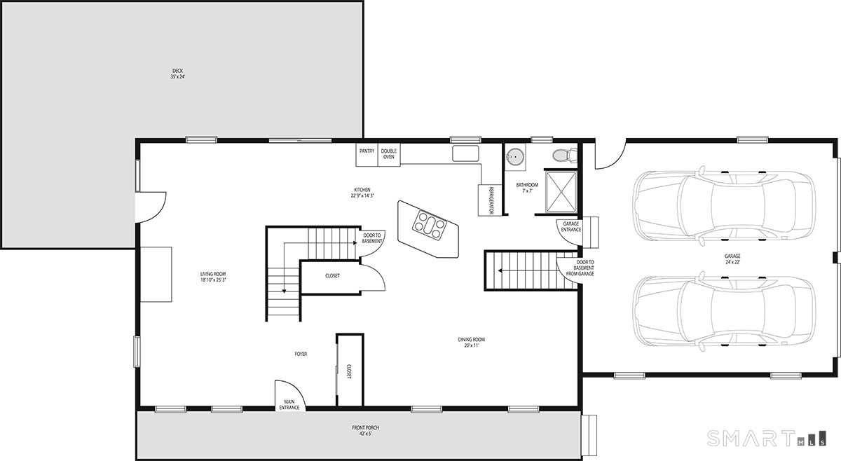 1315 Purchase Brook Road Southbury, CT 06488 - Photo 4 of 41 Layout of the first floor
