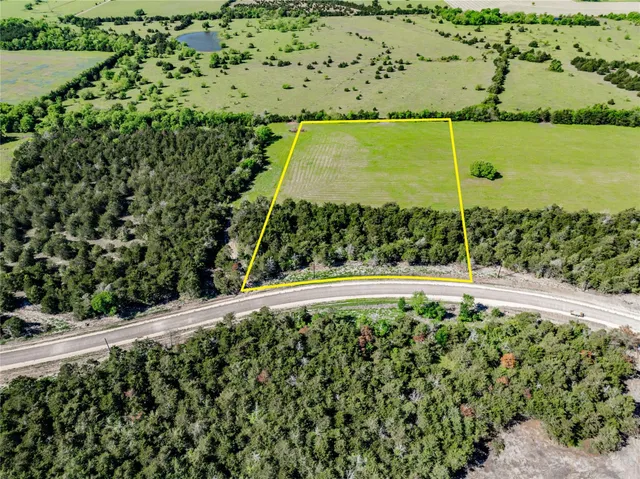 a view of a garden with a lake