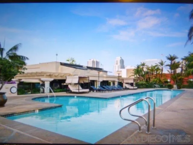 100 Harbor Drive, Unit 3404 San Diego, CA 92101 - Photo 27 of 30 an aerial view of a house with swimming pool garden and outdoor seating