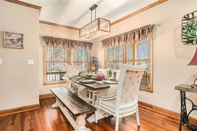 a very nice looking room with a large window