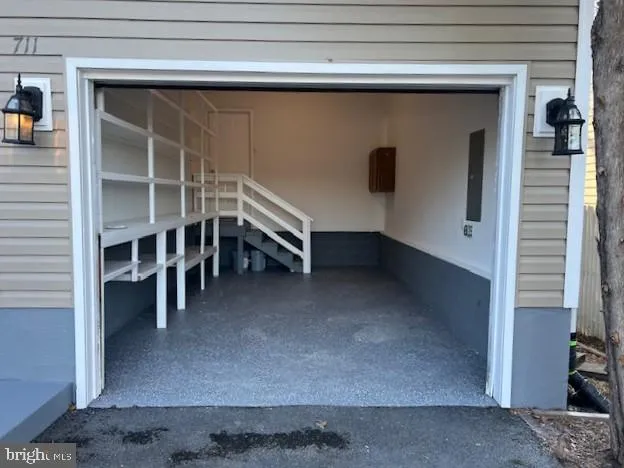 a view of a brick house with a outdoor space