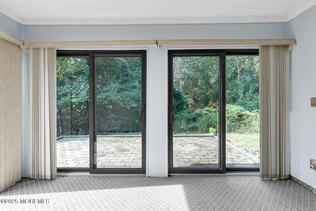 a view of a room with window