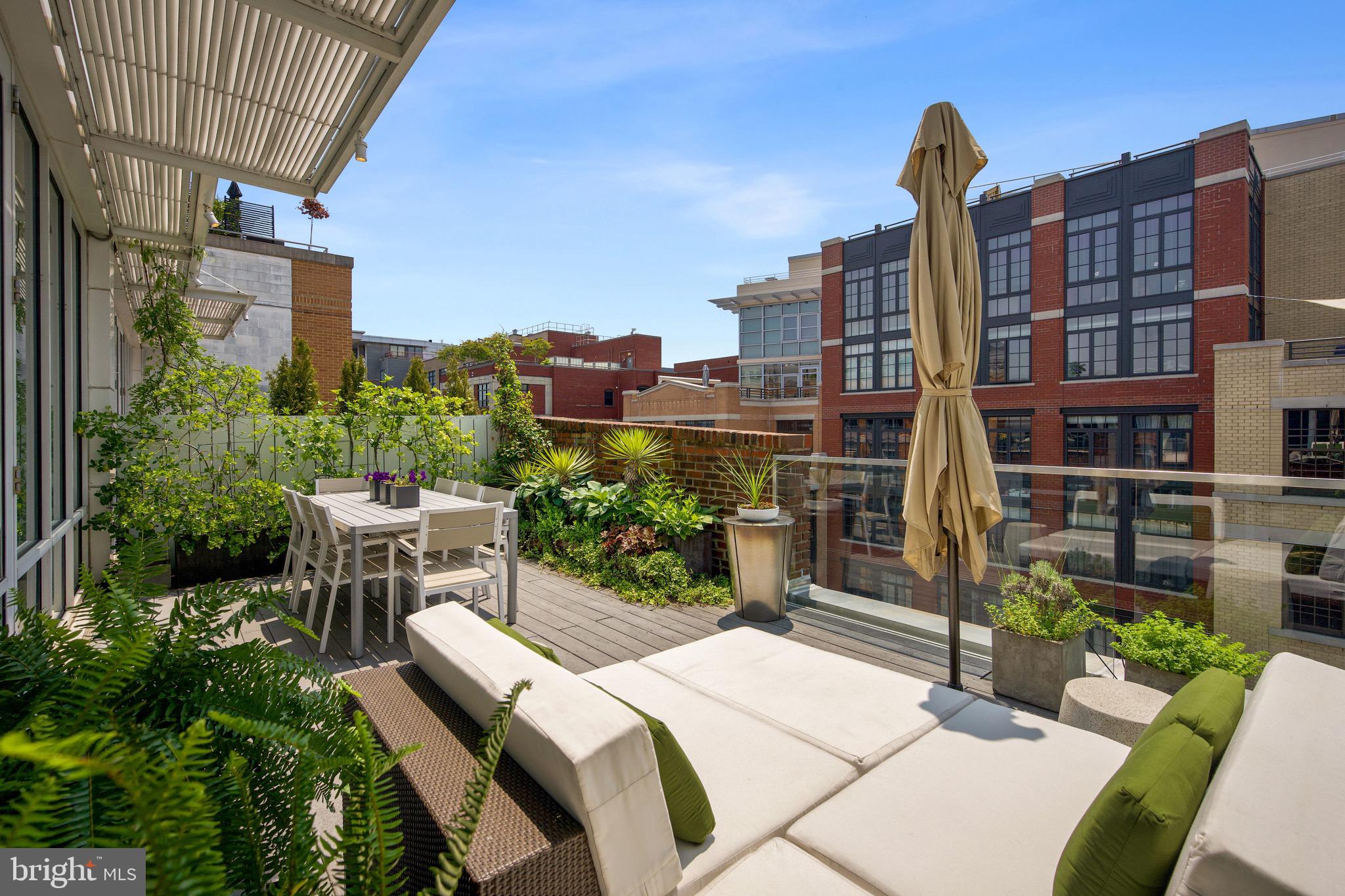 1445 Church Street Northwest, Unit 43 Washington, DC 20005 - Photo 12 of 30 Private Roof Deck with built-in Irrigation System